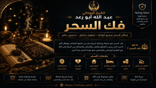 فك السحر بالطرق الروحانية المجربة وعلاج آثار السحر بسرعة