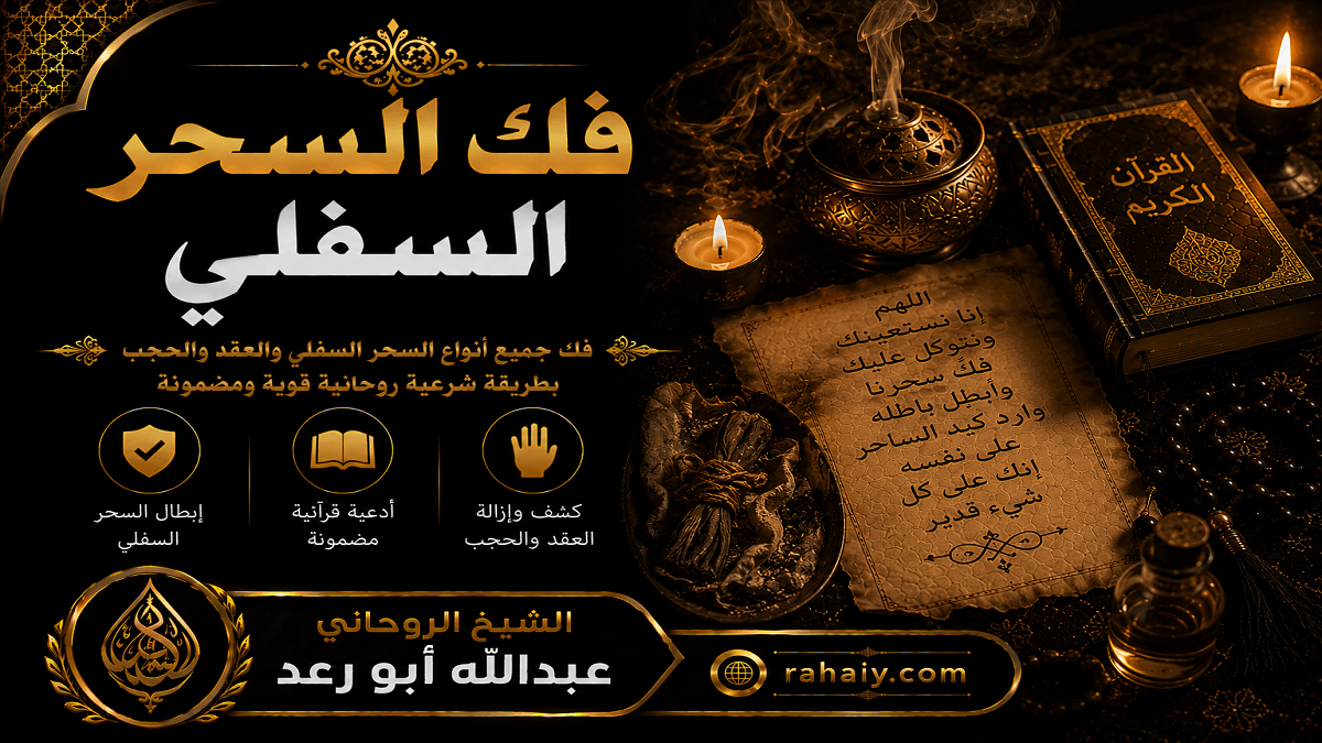 Read more about the article فك السحر السفلي بالطرق الروحانية المجربة واستعادة الراحة النفسية